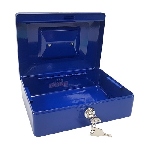 SR CB-2108 Cash Box Blue 200x155x80mm_2 - Theodist