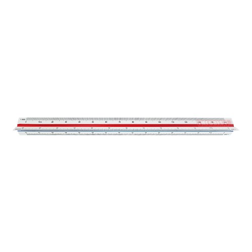 Deli 8930 Engineers Professional Triangular Scale Ruler 300mm_1 - Theodist