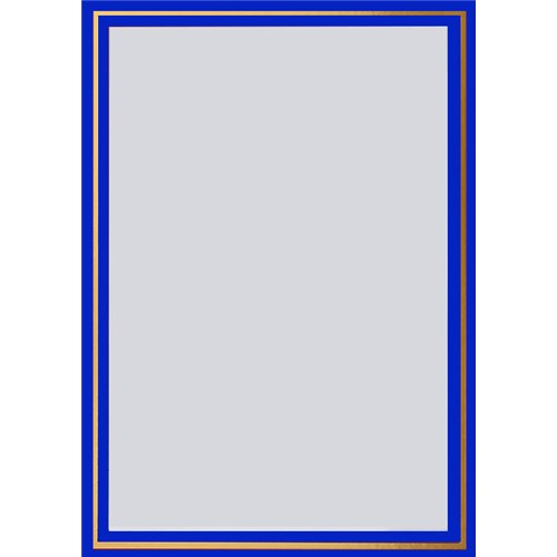 DataMax 900411 A4 Certificate Board Frame Blue - Theodist