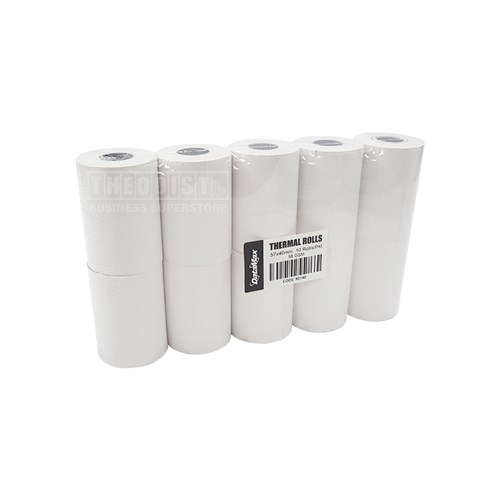 DataMax 90140 Thermal Rolls 58 GSM 57x40mm 10 Rolls - Theodist