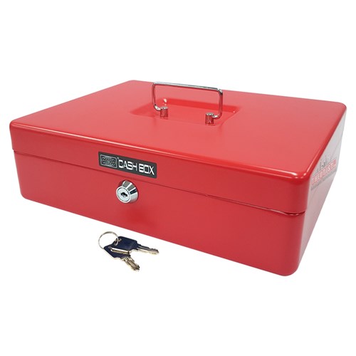 SR-9135 Cash Box Red 300x230x90mm - Theodist