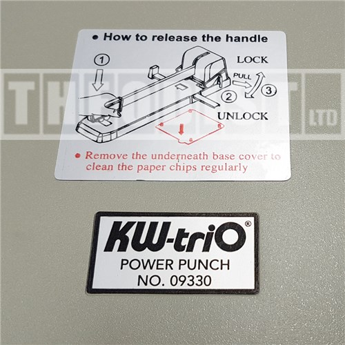 KW-triO 09330 Power 2-Hole Punch Heavy-Duty 190 Sheets-Duty_3 - Theodist