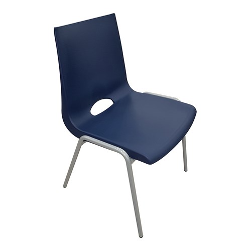 A8206D Plastic Stackable Chair Blue - Theodist