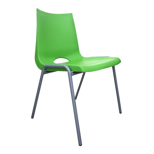 A8206D Plastic Stackable Chair Green - Theodist