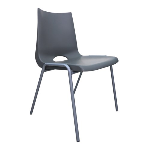A8206D Plastic Stackable Chair Grey - Theodist