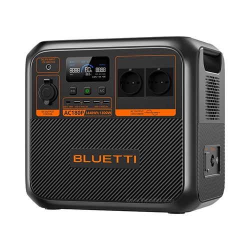Bluetti AC180P Portable Solar Power Station 1,440Wh, 1,800W_1 - Theodist