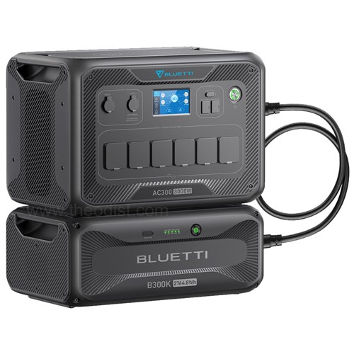 Bluetti AC300 Power Station + B300K Battery + CABLE1 - Theodist