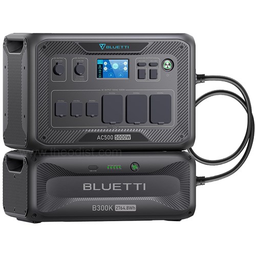 Bluetti AC500 Power Station Kit + B300K Battery + CABLE1 - Theodist