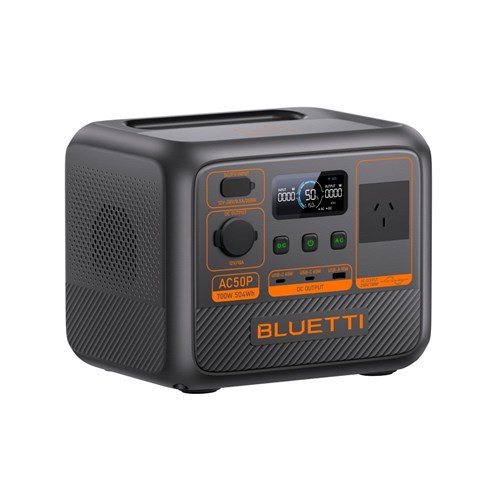 Bluetti AC50P Portable Power Station, 700W, 504Wh P-AC50P-AU-GY-BL-010_2 - Theodist