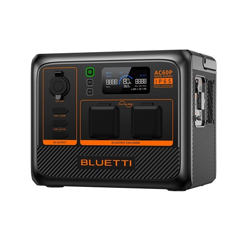 Bluetti AC60 Portable Solar Power Station 403Wh, 600W_2 - Theodist