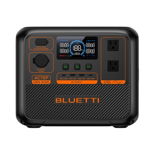 Bluetti AC70P Portable Power Station with 1000W 864Wh Battery_1 - Theodist