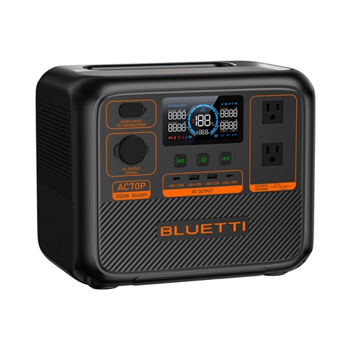 Bluetti AC70P Portable Power Station with 1000W 864Wh Battery_2 - Theodist