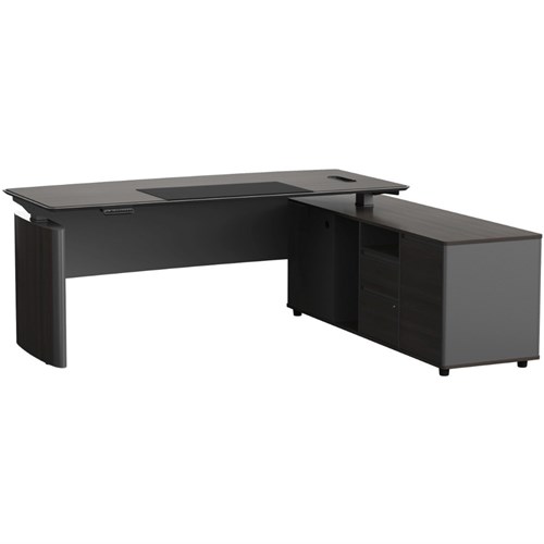 Adjustable AJB20 Executive Desk 2000Lx1600Wx750-1020H - Theodist