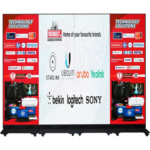 Premteco 2 x AP3 Vertical Digital Indoor LED Display 640x1920mm, Power Con: 247W-634W, with Case_3 - Theodist