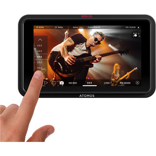 Atomos Ninja Raw HDMI I/O, 1500 NITS, 5.2" Touchscreen Recorder Monitor, USB-C ATOMNJRW01_4 - Theodist
