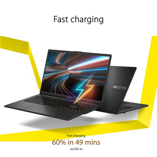 Asus Vivobook Go 15 Laptop, 15.6" FHD, Intel N150, 8GB, 256GB UFS, Mixed Black, Win11 Home_5 - Theodist