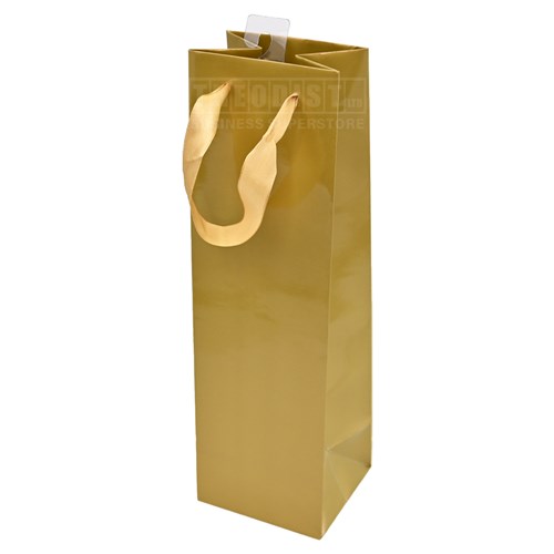 Artwrap BAG3J Bottle Bag Assorted 100x90x330mm_Gold - Theodist