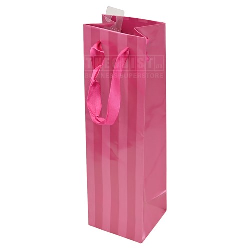 Artwrap BAG3J Bottle Bag Assorted 100x90x330mm_Pink - Theodist