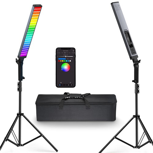 Neewer BH20C Remote RGB Light With Filter and Stand Kit - Theodist