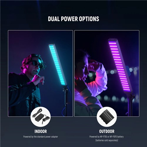 Neewer BH20C Remote RGB Light With Filter and Stand Kit_1 - Theodist