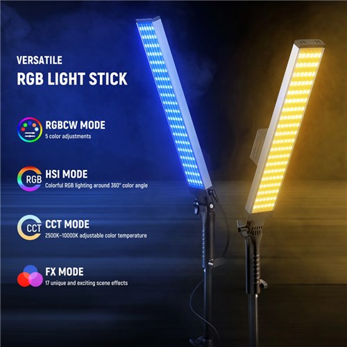 Neewer BH20C Remote RGB Light With Filter and Stand Kit_4 - Theodist