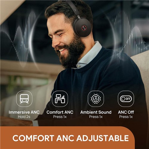 Yealink BH74 Headset USB-C/A Bluetooth Wireless Active Noise Cancellation with Stand_9 - Theodist