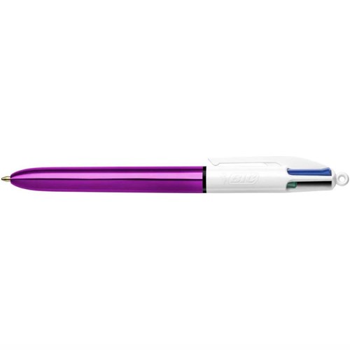 BIC 4 Colours Shine & Grip Medium 1.0mm Ballpoint Pens_1 - Theodist