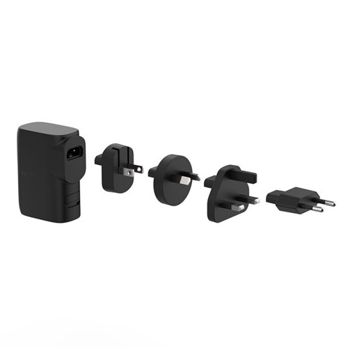 Belkin BPZ003BT1MBK-B6 BoostCharge Hybrid Wall Charger 25W + Power Bank 5K - Theodist