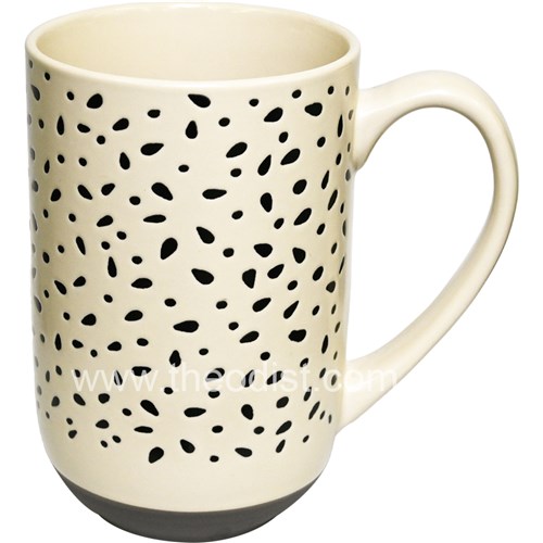 Bexly BX684 Ceramic Mug, White with Assorted Black Engraving Designs, 590mL_1 - Theodist