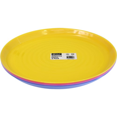 Bexly BX8079 Coloured Plates 4-Pack - Theodist