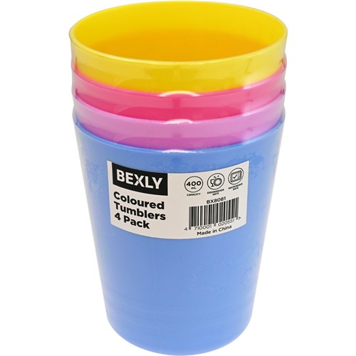 Bexly BX8081 Coloured Tumblers 400mL 4 Pack - Theodist