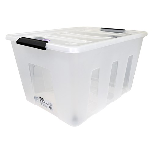 Bexly BX90020 Plastic Container 52L Clear 320x555x420mm - Theodist