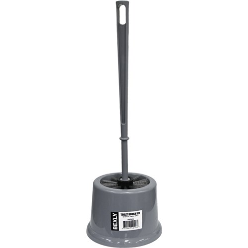 Bexly BX905 Toilet Brush Set, Dark Grey, 12x37cm - Theodist