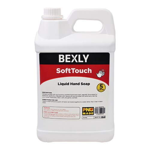 Bexly BXSOFT5L SoftTouch Liquid Hand Soap 5L_1 - Theodist