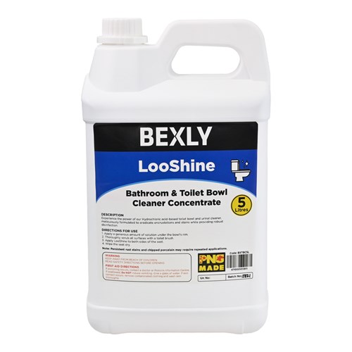Bexly BXTBC5L Loo Shine Bathroom & Toilet Bowl Cleaner Concentrate 5L_1 - Theodist