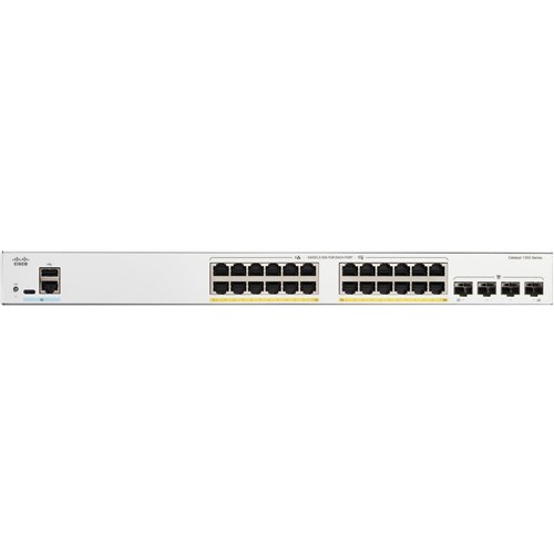 Cisco Catalyst C1300-24FP-4G 24 Port GE Full PoE 4x1G SFP Manage Network Switch, 17315000055_1 - Theodist