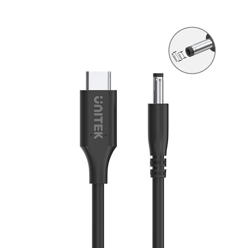 Unitek 65W USB-C to DC 4.0*1.7mm Cable, 1.8M Power Charging, 20V, 3.25A, for Lenovo Laptops_2 - Theodist