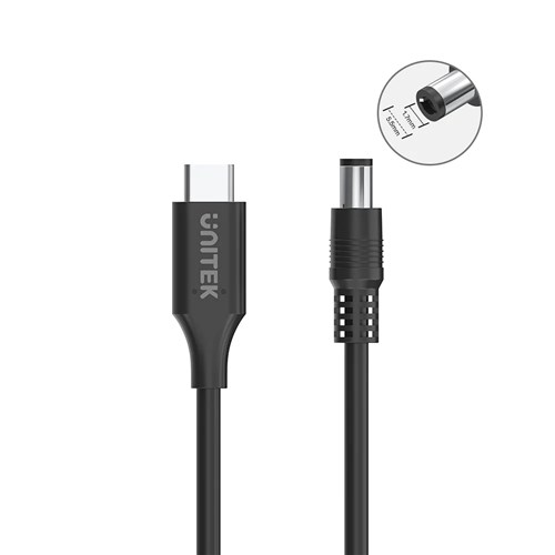 Unitek C14119BK 65W USB-C to DC 5.5*1.7mm Power Charing Cable 20V 3.25A_2 - Theodist