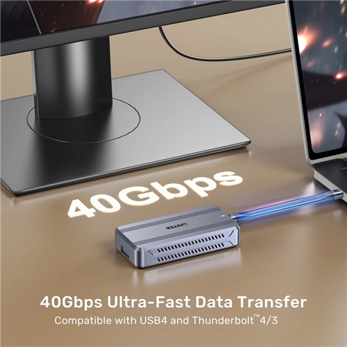 Unitek C14179ABK01-0.13M USB4 Keychain Cable with 240W PD, 40Gpbs & 8K@60Hz_7 - Theodist