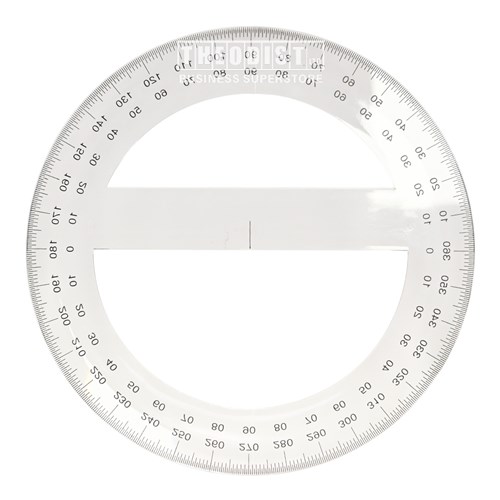 Wenquan C15 360 Degree 150mm Round Protractor - Theodist