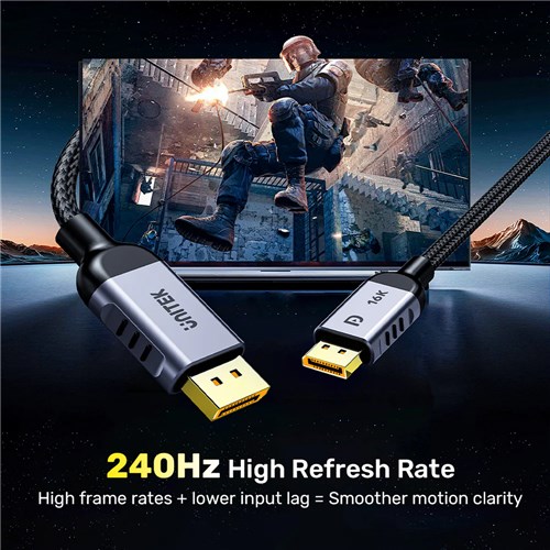 Unitek Display Port 2M Cable 16K 60Hz 8K 120Hz C1626GY01-2M_2 - Theodist