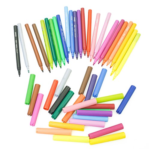 iSelect C169-24 Felt Coloured Pen, 24 Colours_4 - Theodist