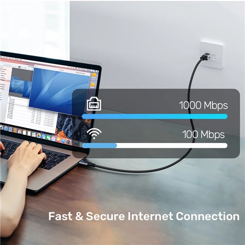 Unitek C18148AGY01-5M USB-C to Ethernet Cable, 5M Gigabit LAN_3 - Theodist