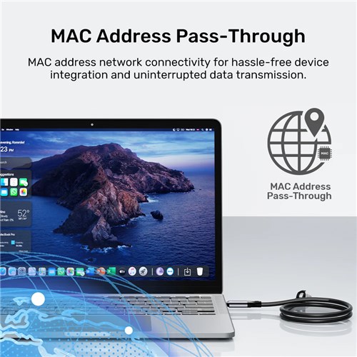 Unitek C18148AGY01-1M USB-C to Ethernet Cable, 1M Gigabit LAN_5 - Theodist