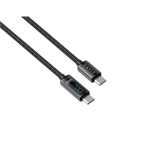 Havit CB6247 Type-C to Type-C Zinc Nylon Braided Cable 2m - Theodist