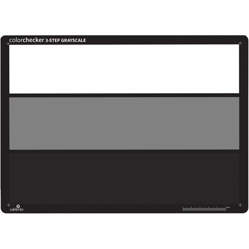 Colorchecker Calibrite 3-Step Greyscale CCGS_1 - Theodist