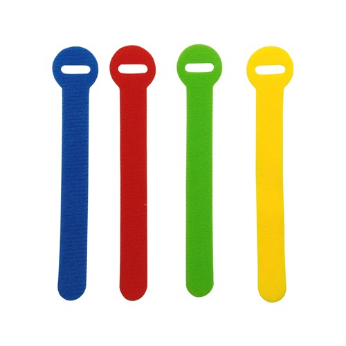 CordTech CTHL-120MC-20PK Cable Tie, Self Gripping Reusable, Coloured, 13x120mm, 20 Pack_1 - Theodist