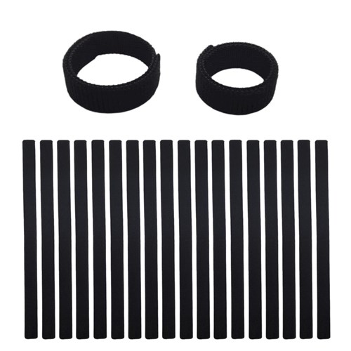 CordTech CTVCT200-20PK Cable Tie, Self-Gripping Reusable, Black, 13x200mm - Theodist