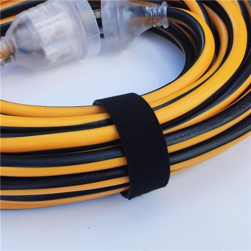 CordTech CTVCT200-20PK Cable Tie, Self-Gripping Reusable, Black, 13x200mm_2 - Theodist