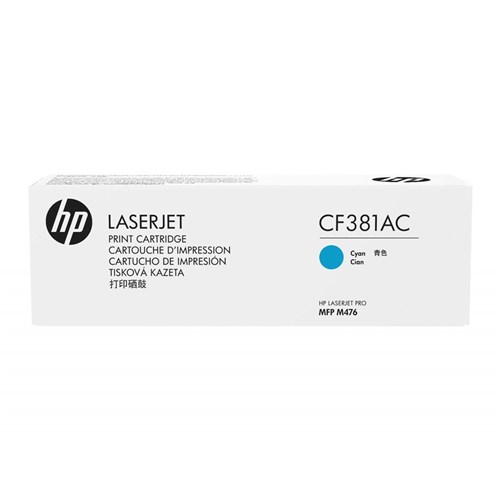 HP 312A Cyan Original LaserJet Toner Cartridge CF381AC - Theodist